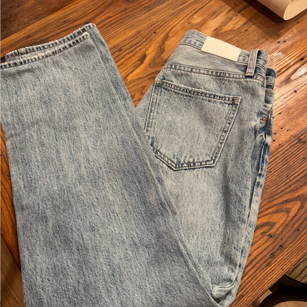 Pistola Blue Straight Jeans Vintage Style